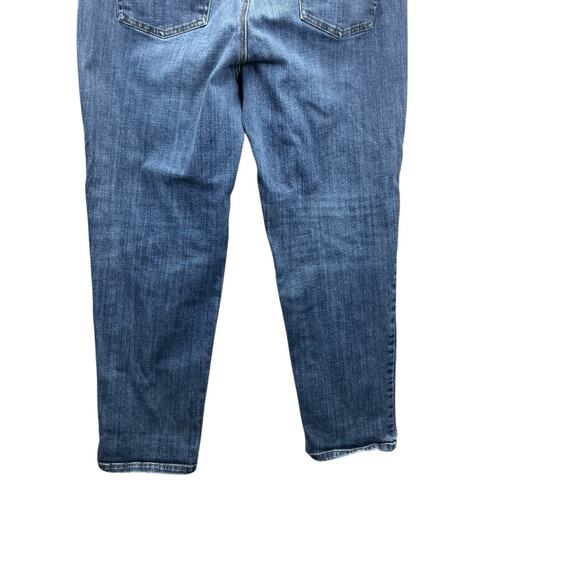 Talbots Jeans Womens 14 Curvy Simply Flattering 5 Pocket Straight Blue Denim - Picture 5 of 11
